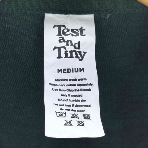 Test and Tiny バックプリントTシャツ メンズ JPN:M