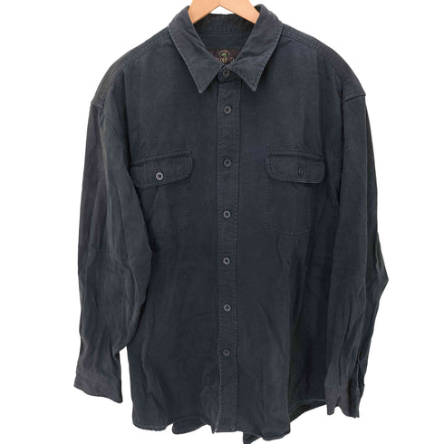 レッドヘッド RED HEAD 90S ヘビーコットン フラップポケット ワーク シャツ メンズ import:L