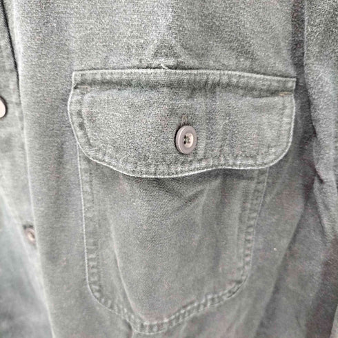 レッドヘッド RED HEAD 90S ヘビーコットン フラップポケット ワーク シャツ メンズ import:L