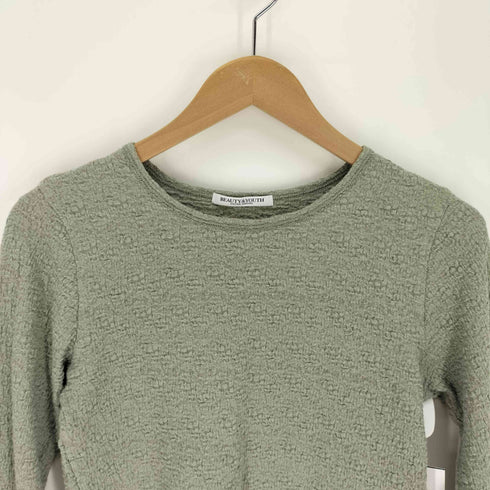 ビューティーアンドユースユナイテッドアローズ BEAUTY & YOUTH UNITED ARROWS シャーリング カットソー プルオーバー レディース