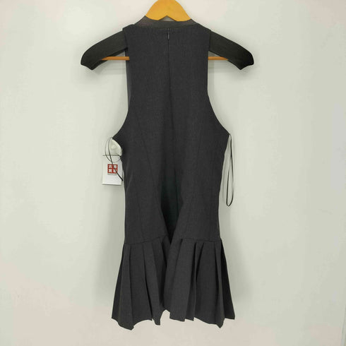 ザラ ZARA PLEATED HALTER MINI DRESS レディース import:M