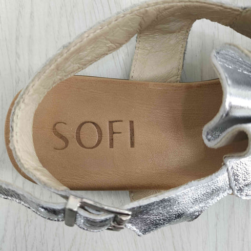 SOFI ソフィー 24SS ギャザーサンダル フラットサンダル レディース JPN:36