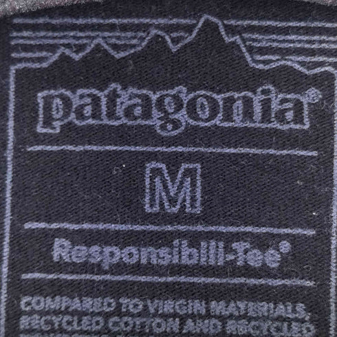 パタゴニア patagonia ロングスリーブ 73 テキスト ロゴ レスポンシビリティー メンズ import:M
