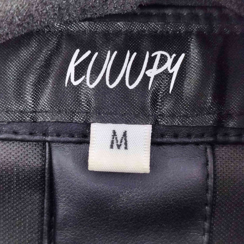 クーピー KUUUPY フェイクレザー L/S シャツ メンズ JPN:M