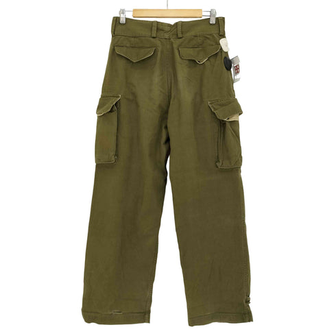 フレンチアーミー FRENCH ARMY 40-50s フランス軍 M-47 前期 コットンツイル カーゴパンツ メンズ 43 L