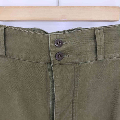 フレンチアーミー FRENCH ARMY 40-50s フランス軍 M-47 前期 コットンツイル カーゴパンツ メンズ 43 L