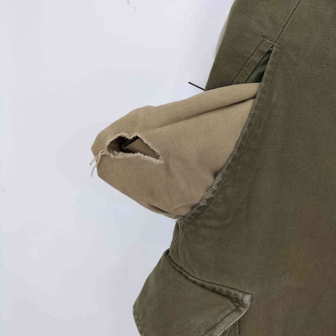 フレンチアーミー FRENCH ARMY 40-50s フランス軍 M-47 前期 コットンツイル カーゴパンツ メンズ 43 L