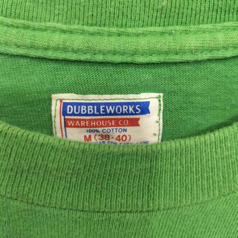 DUBBLE WORKS シングルステッチ ロゴプリント ショートスリーブクルーネックTシャツ メンズ JPN:M