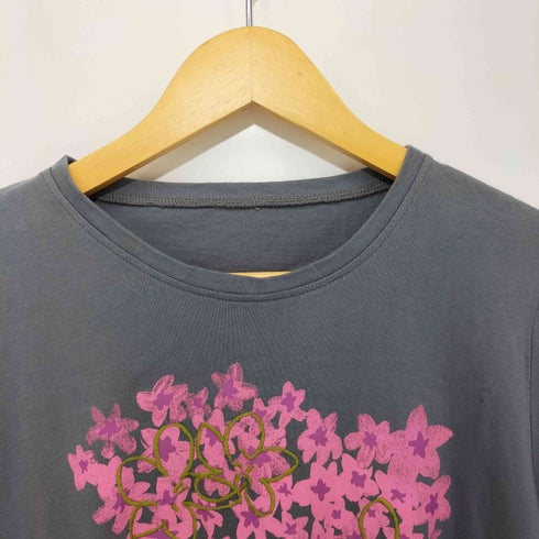 CRaFT HIRO フラワー刺繍 L/S クルーネックTシャツ メンズ F