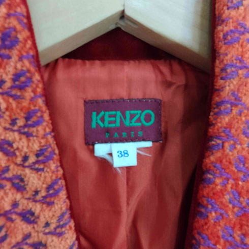 ケンゾーパリス KENZO PARIS レーヨンウール 総柄 ジャケット レディース JPN:38