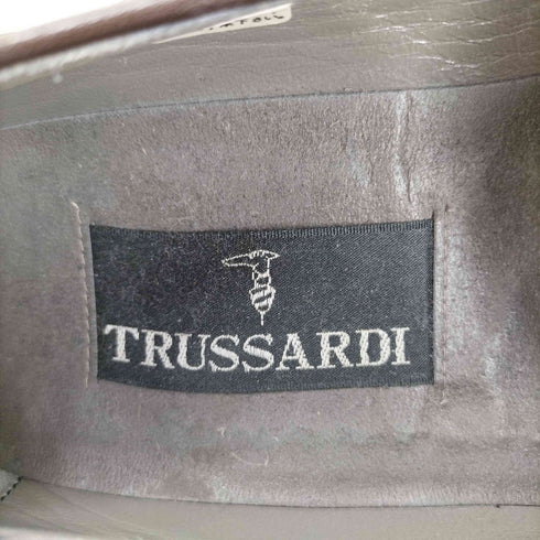 トラサルディ TRUSSARDI クロコ型押しレザータッセルローファー レディース JPN:24.5