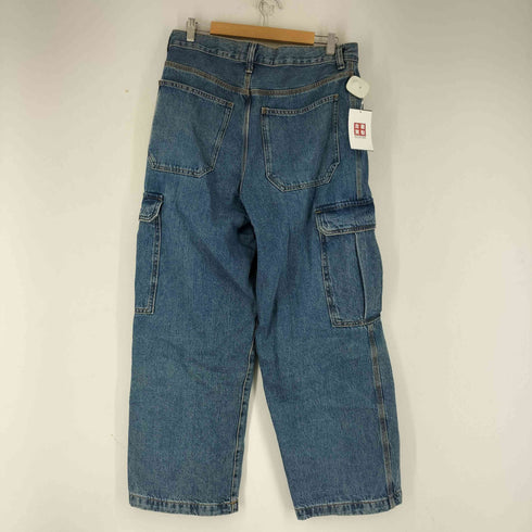 エイチアンドエム H&M ワイドカーゴデニムパンツ メンズ 32/30
