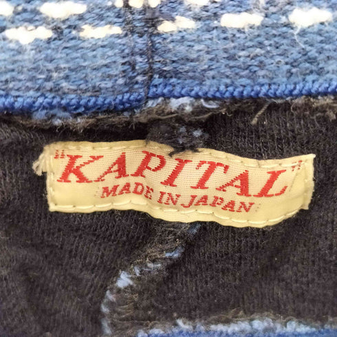 キャピタル KAPITAL 刺し子パッチワーク天竺シモキタGOGOパンツ メンズ JPN:2