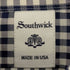 サウスウィック southwick ポプリン ギンガムチェック ボタンダウンシャツ メンズ 15 1/2