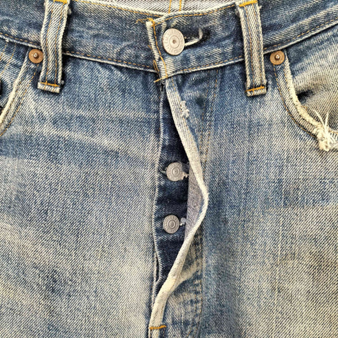 リーバイス Levis 70S 501 66 前期 single ボタン裏6刻印 赤耳 ボタンフライ デニム パンツ 黒カン メンズ W35 L36