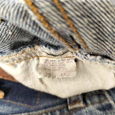 リーバイス Levis 70S 501 66 前期 single ボタン裏6刻印 赤耳 ボタンフライ デニム パンツ 黒カン メンズ W35 L36