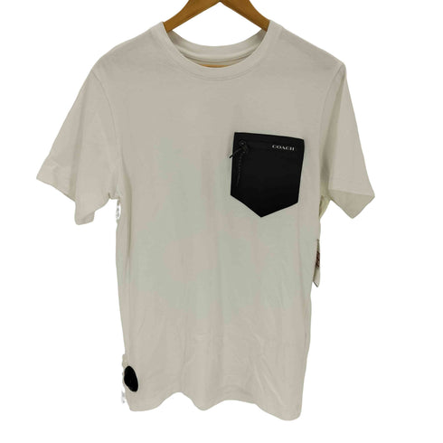 コーチ COACH ナイロンポケット s/s Tシャツ メンズ import:S