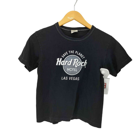 ハードロックホテル Hard rock HOTEL USA製 シングルステッチ ロゴプリント ミニTシャツ レディース OSFA