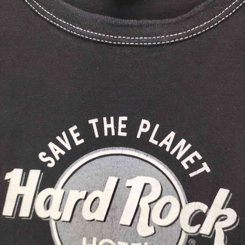 ハードロックホテル Hard rock HOTEL USA製 シングルステッチ ロゴプリント ミニTシャツ レディース OSFA