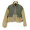 ザラ ZARA ナイロン切替フリースジャケット レディース import:M