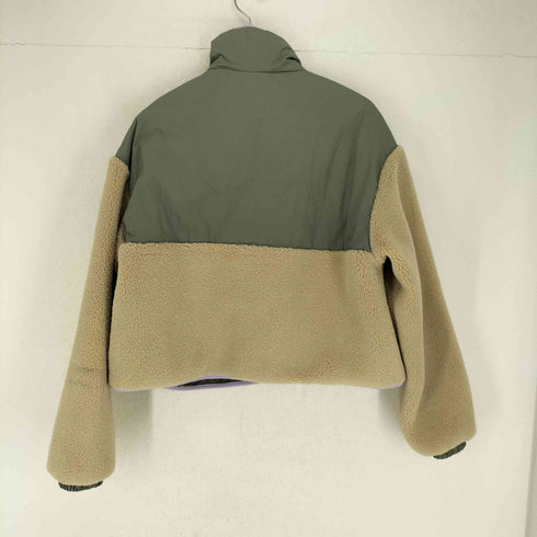 ザラ ZARA ナイロン切替フリースジャケット レディース import:M