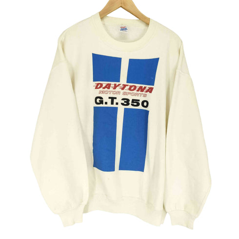 ジャージーズ JERZEES 80-90s USA製 DAYTONA MOTOR SPORTS クルーネックスウェット メンズ JPN:L