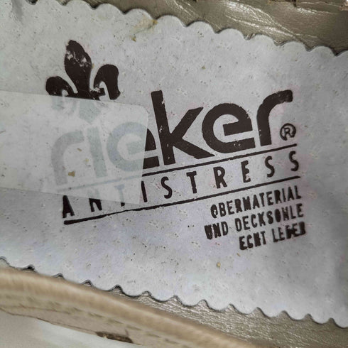 rieker イタリア製 レザー パンチング パンプス レディース EUR:37