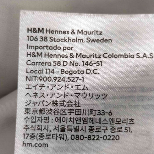 エイチアンドエム H&M ジップアップマウンテンパーカー メンズ