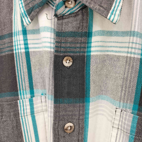 セントジョンズベイ STJOHNS BAY ヘリンボーン チェックレギュラーカラーシャツ メンズ import:XL