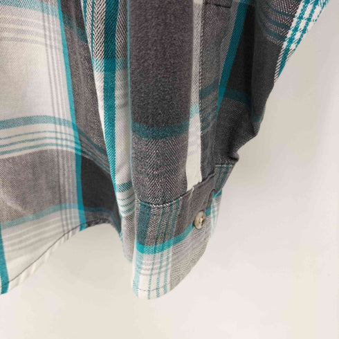 セントジョンズベイ STJOHNS BAY ヘリンボーン チェックレギュラーカラーシャツ メンズ import:XL
