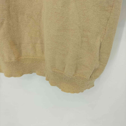 ローレンラルフローレン LAUREN RALPH LAUREN タートルネック ロゴ刺繍半袖ニット レディース S