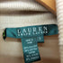 ローレンラルフローレン LAUREN RALPH LAUREN タートルネック ロゴ刺繍半袖ニット レディース S