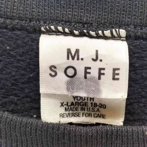 エムジェーソッフェカンパニーインク M.J.SOFFE COMPANY INC. 80-90s USA製 ロゴプリントスウェット メンズ import:XL