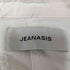 ジーナシス JEANASIS スタンドカラー ギャザー カットオフ デザイン デニム ジャケット Gジャン レディース F