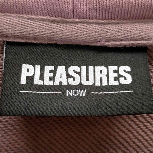 プレジャーズ PLEASURES P スクエアロゴプリントプルオーバーパーカー メンズ JPN:L