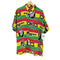 roots rasta reggae ラスタカラー半袖シャツ メンズ JPN:L