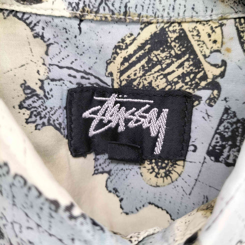 ステューシー Stussy 80s USA製 総柄シャツ メンズ JPN:L