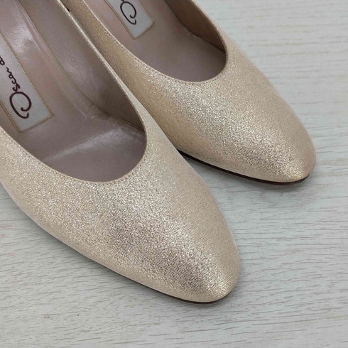 オスカーデラレンタ oscar de la renta グリッターパンプス レディース 22 1/2