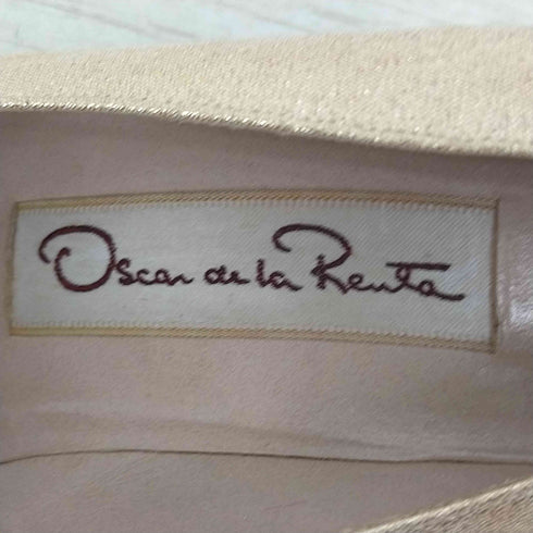 オスカーデラレンタ oscar de la renta グリッターパンプス レディース 22 1/2