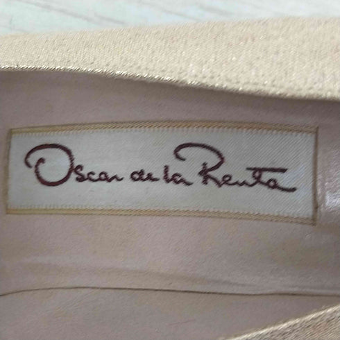 オスカーデラレンタ oscar de la renta グリッターパンプス レディース 22 1/2