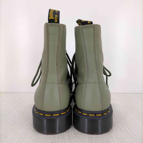 ドクターマーチン Dr.Martens 1460 PASCAL Soft Leather Lace Up Boots Muted Olive Virginia レディース UK6