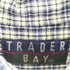 TRADER BAY リネン混 BD S/S チェックシャツ メンズ import:L