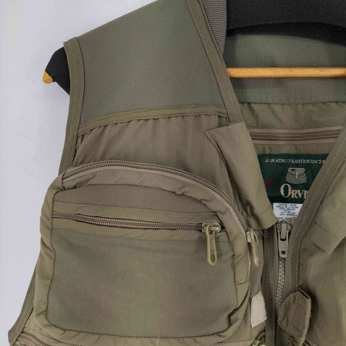 オービス ORVIS 90S USA製 フィッシングベスト メンズ import:L