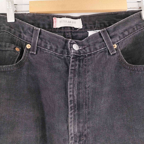 リーバイス Levis 550 relaxed fit ブラックデニムパンツ メンズ 38×29