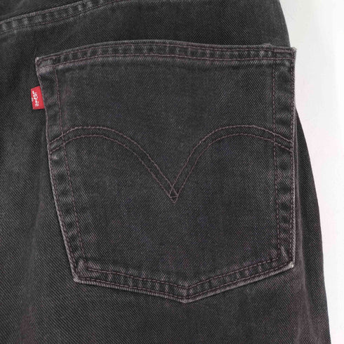 リーバイス Levis 550 relaxed fit ブラックデニムパンツ メンズ 38×29