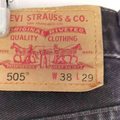 リーバイス Levis 550 relaxed fit ブラックデニムパンツ メンズ 38×29