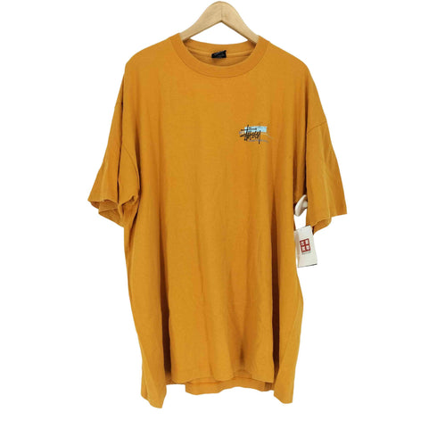 ステューシー Stussy 90s USA製 袖裾シングル INTERNATIONAL 両面プリントクルーネックTシャツ メンズ JPN:XXL