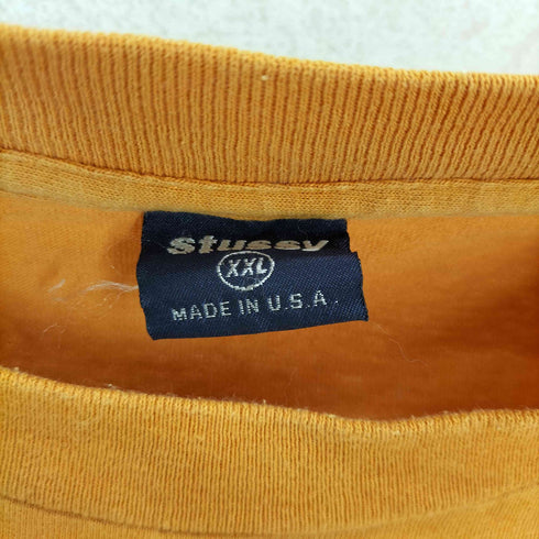 ステューシー Stussy 90s USA製 袖裾シングル INTERNATIONAL 両面プリントクルーネックTシャツ メンズ JPN:XXL