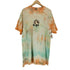 ステューシー Stussy 90s USA製 白タグ 袖裾シングル FORMULA タイダイ柄両面プリントクルーネックTシャツ メンズ JPN:XL