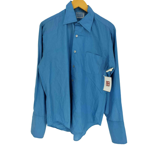 ヴァンヒューゼン VAN HEUSEN 60-70s 襟芯 デカ襟 ドレスシャツ メンズ
